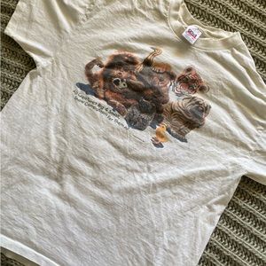 vintage animal zoo tee